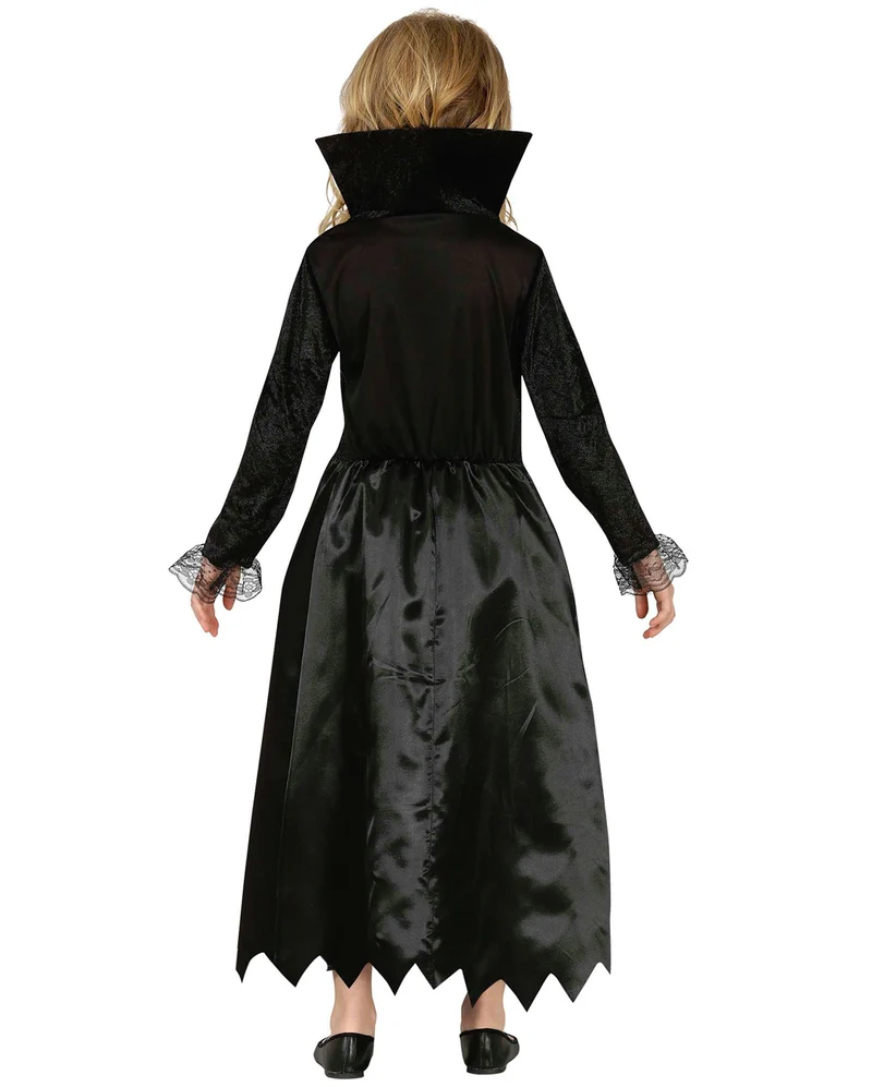 Elegantes Vampiress Kinder Kostüm