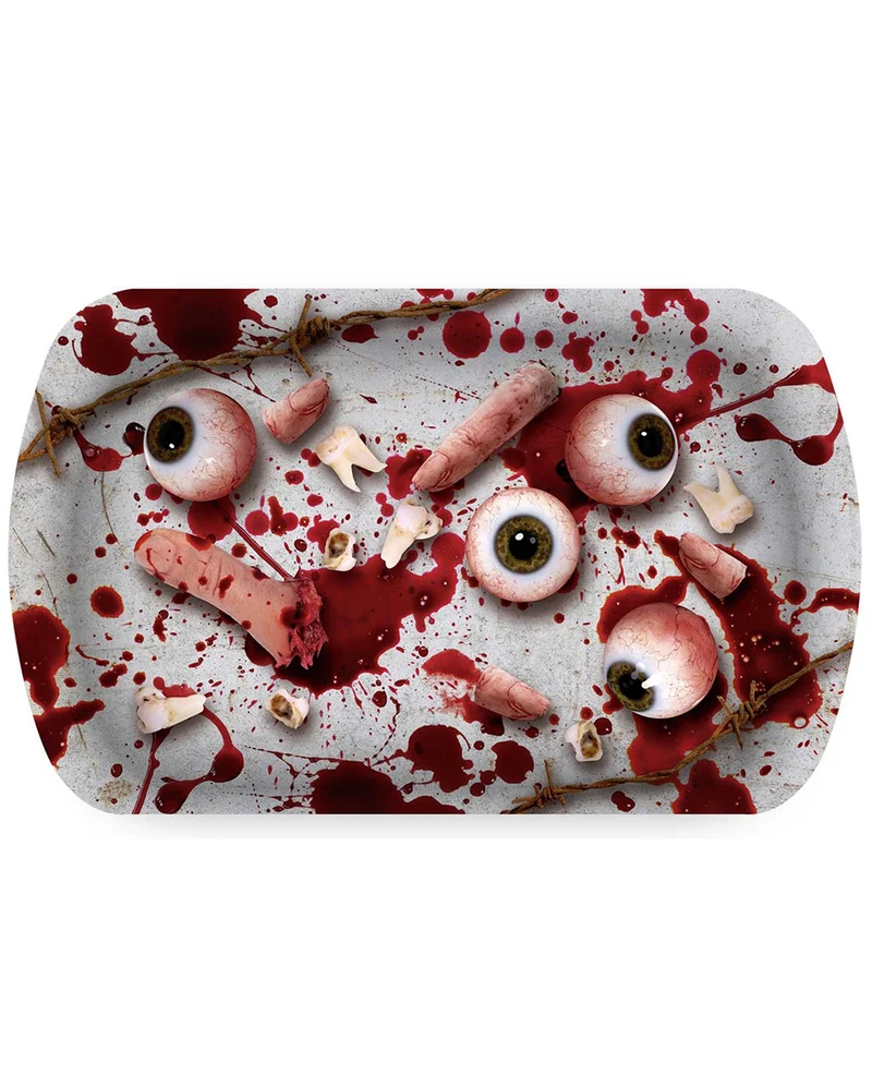 Blutiges Halloween Party Tablett