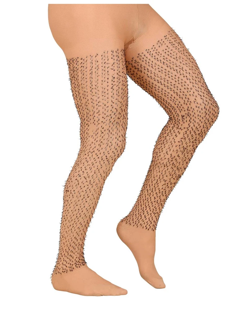 "Behaarte Beine" Scherz-Strumpfhose