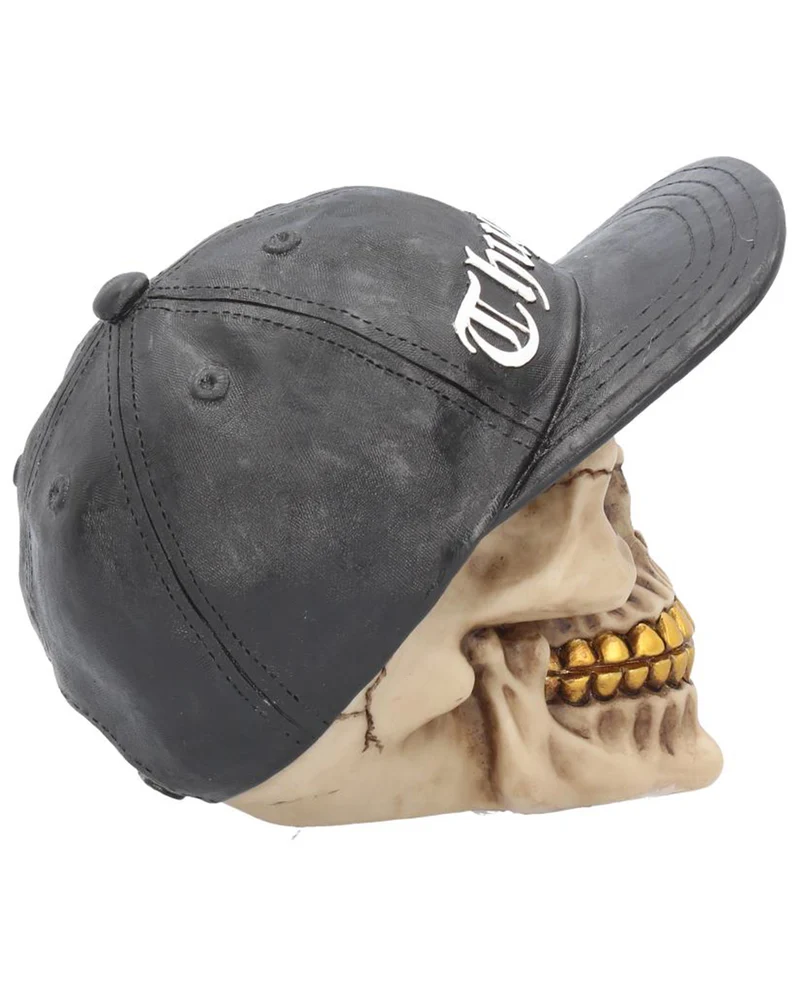 Gangster Totenschädel "Thug Life" 15,8cm