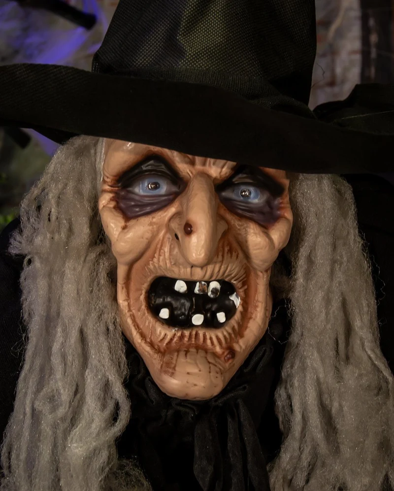 Halloween Animatronic Hexe Agatha 180cm