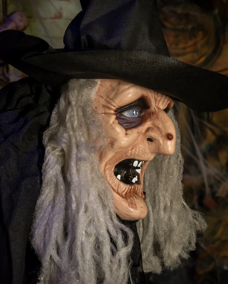 Halloween Animatronic Hexe Agatha 180cm