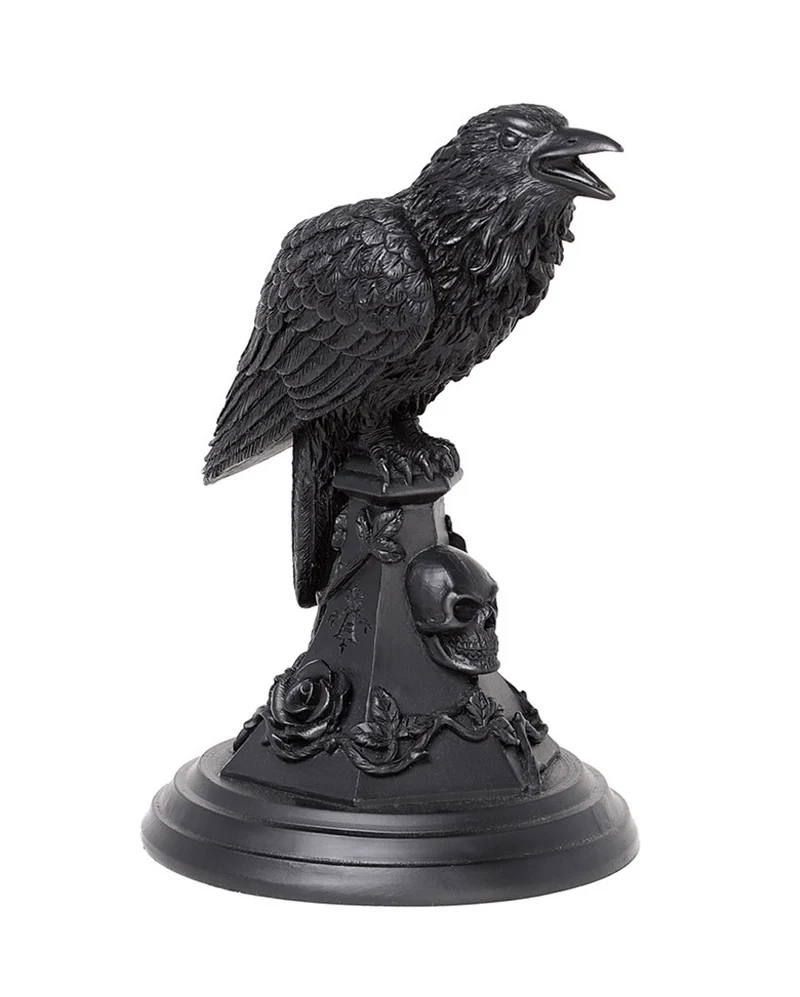 Poe's Rabe Gothic Kerzenständer