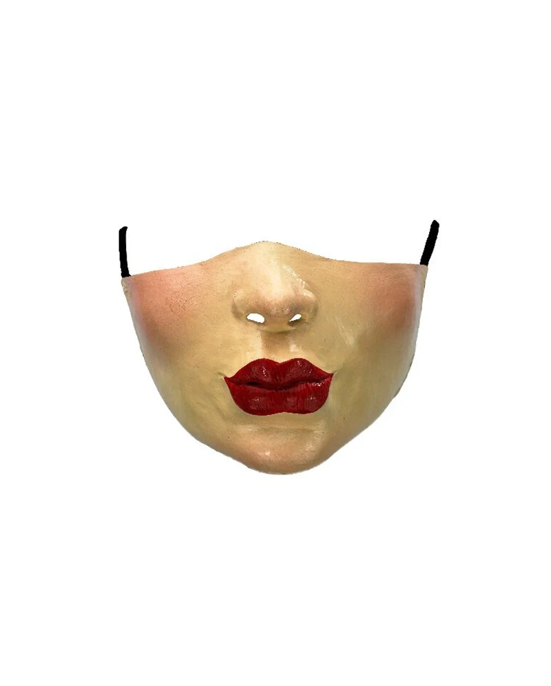 Duckface Halbmaske aus Latex