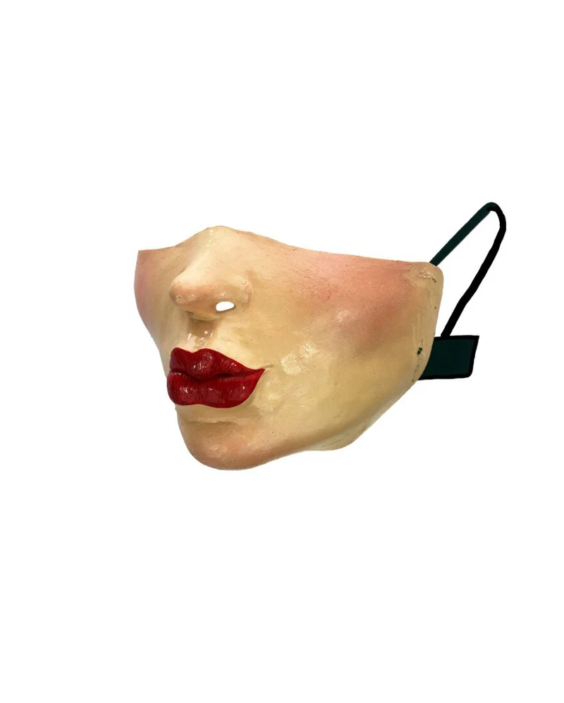 Duckface Halbmaske aus Latex