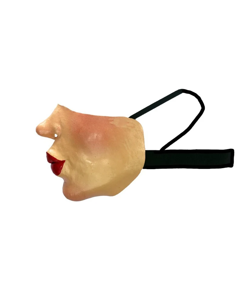Duckface Halbmaske aus Latex