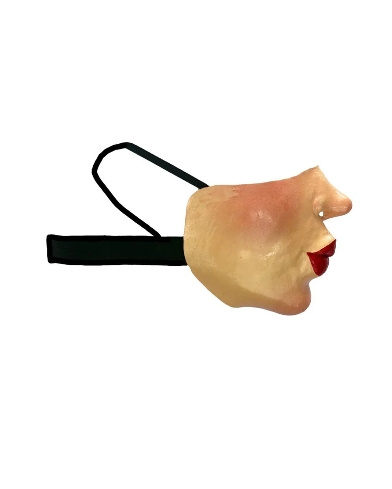 Duckface Halbmaske aus Latex