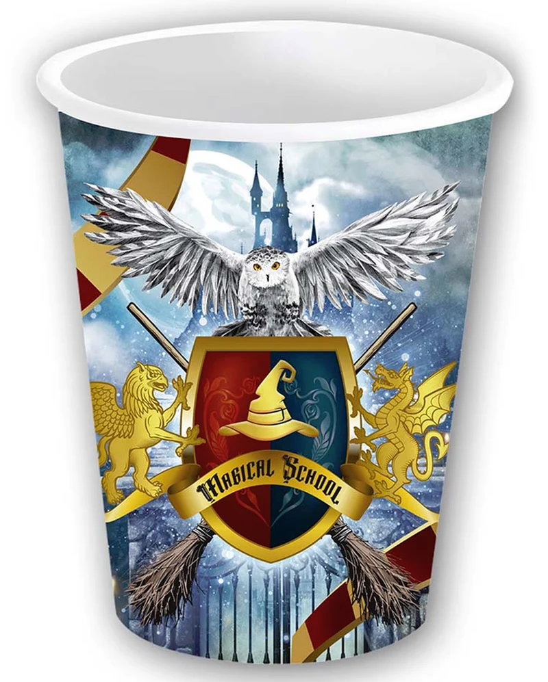 Zauberschule Magical School Pappbecher 6 St.