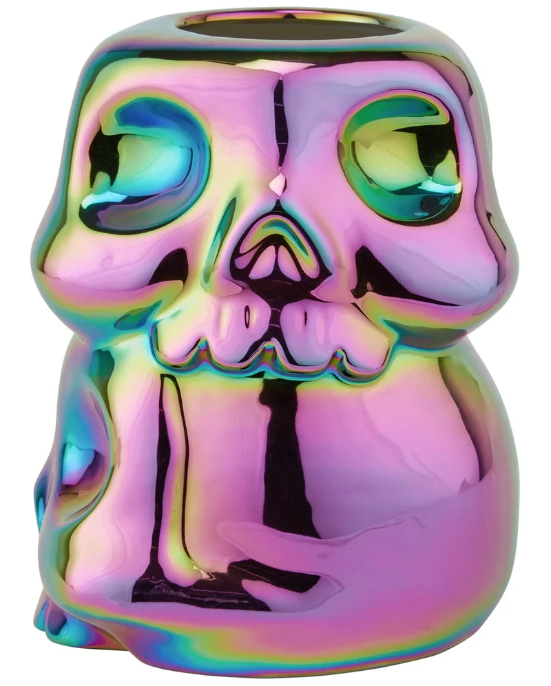 KILLSTAR Regenbogen Totenkopf Vase