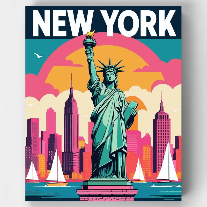 New York - Paint by Numbers Kit