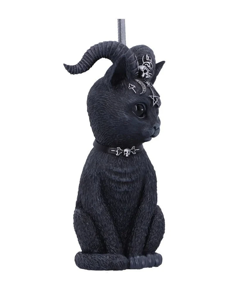 Pawzuph Hexenkatze Weihnachtskugel 10cm
