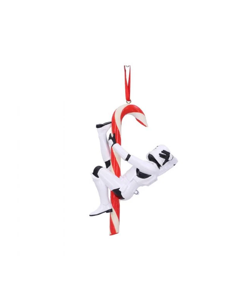 Star Wars Stormtrooper mit Candy Cane Weihnachtskugel
