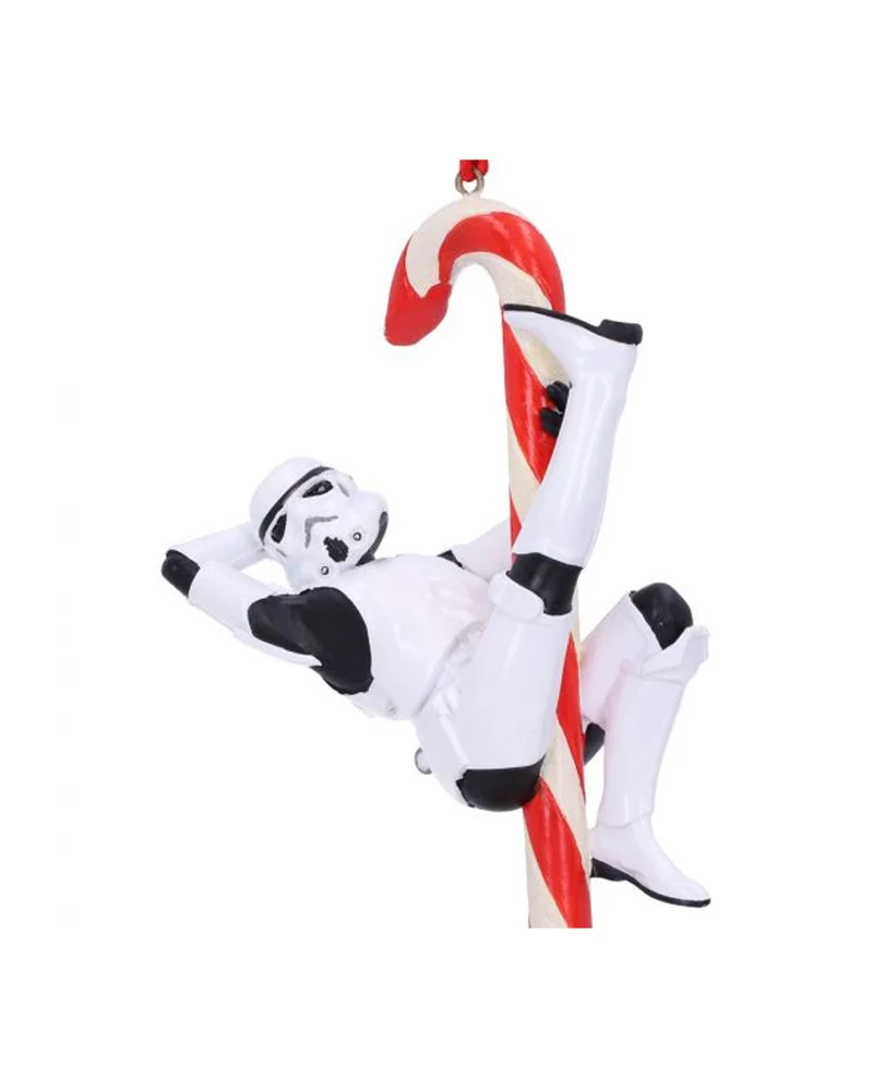 Star Wars Stormtrooper mit Candy Cane Weihnachtskugel