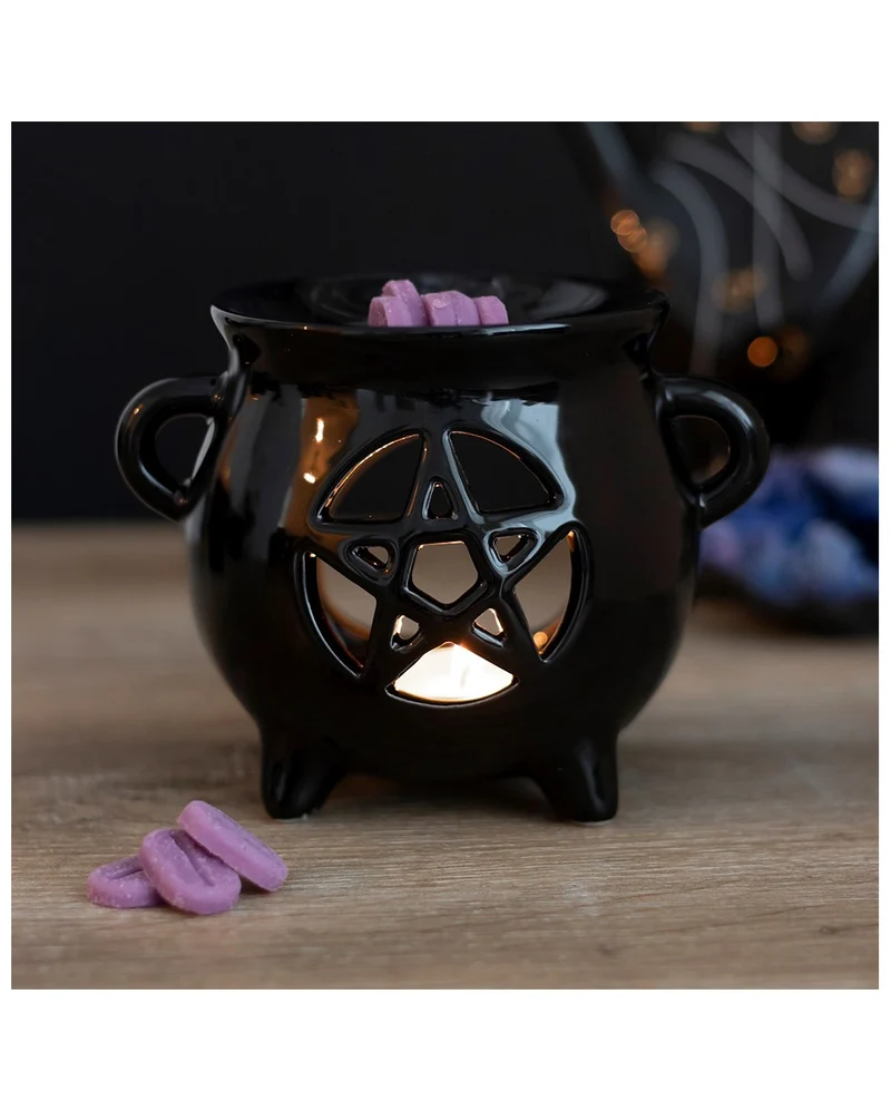 Hexenkessel Pentagramm Duftöl Lampe