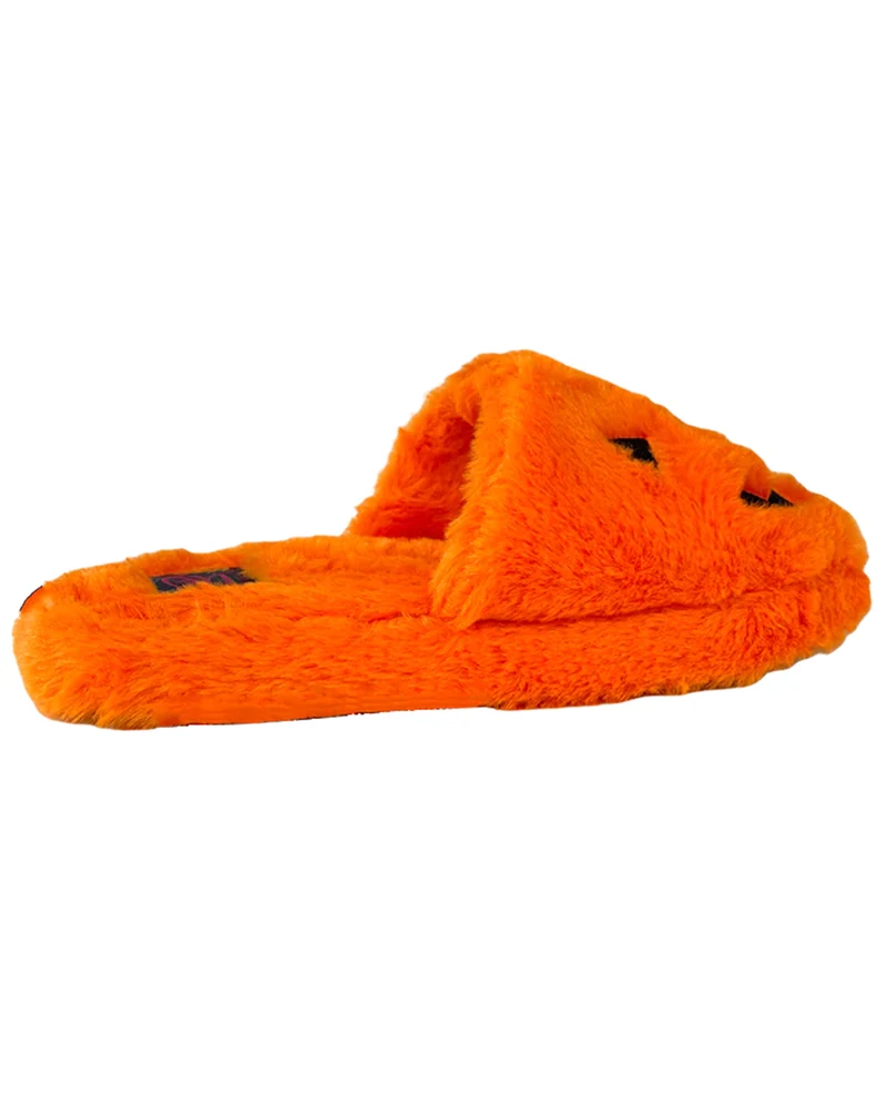 Kreepy Cozy Jack Plüsch Hausschuhe Orange