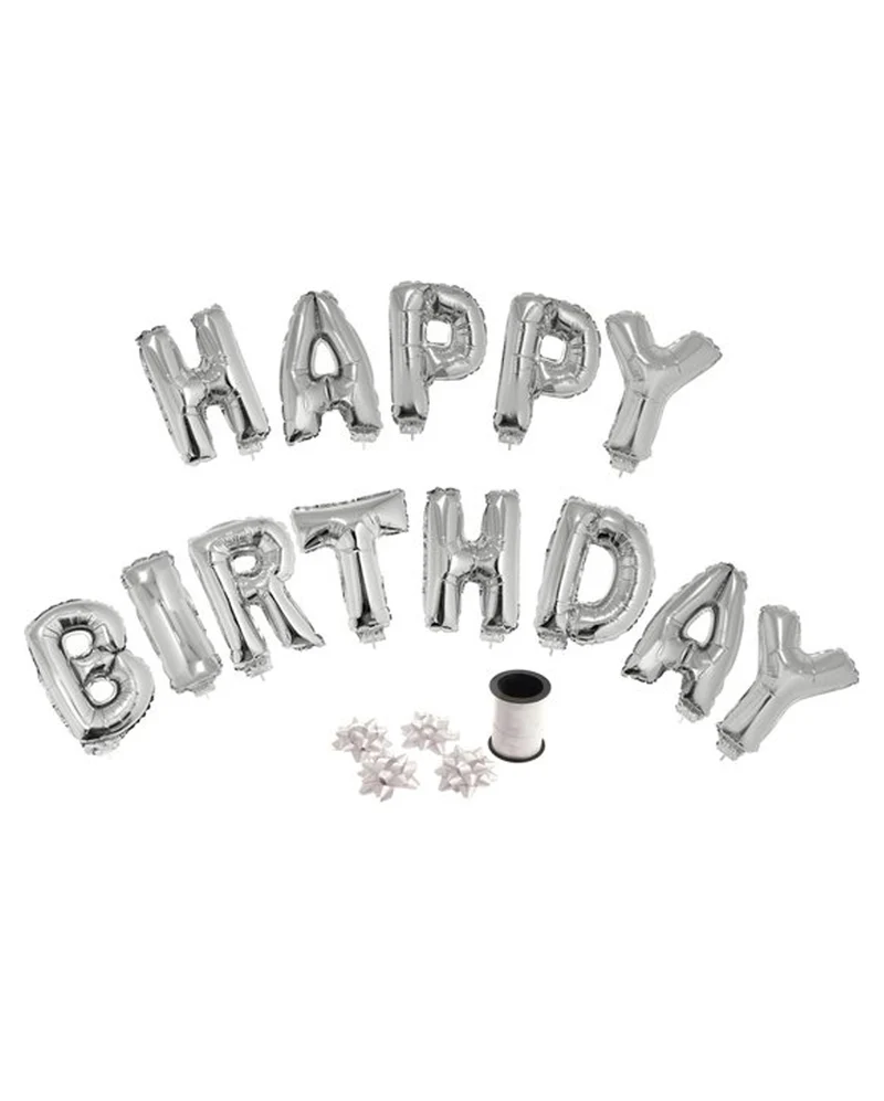 Happy Birthday Folienballon Set 14-tlg.