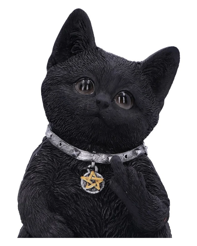 Freche Katze zeigt Mittelfinger 16,5cm