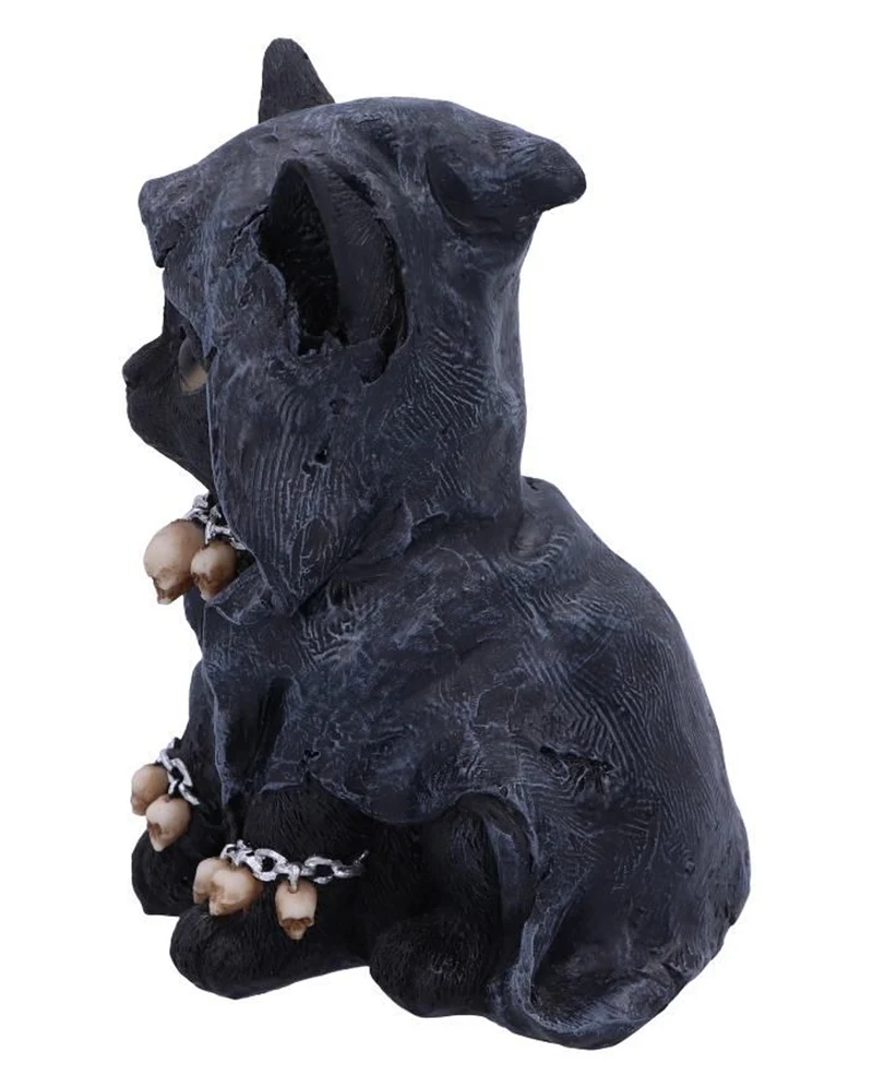 Reaper Katze mit Totenschädel Ketten 16cm