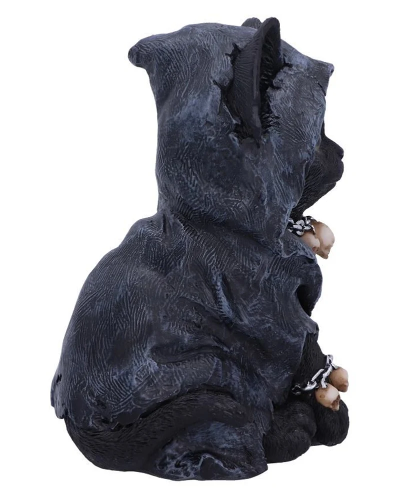 Reaper Katze mit Totenschädel Ketten 16cm