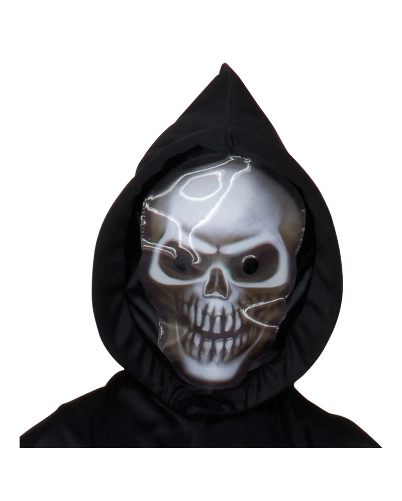 Sensenmann Kinderkostüm mit Skull Maske