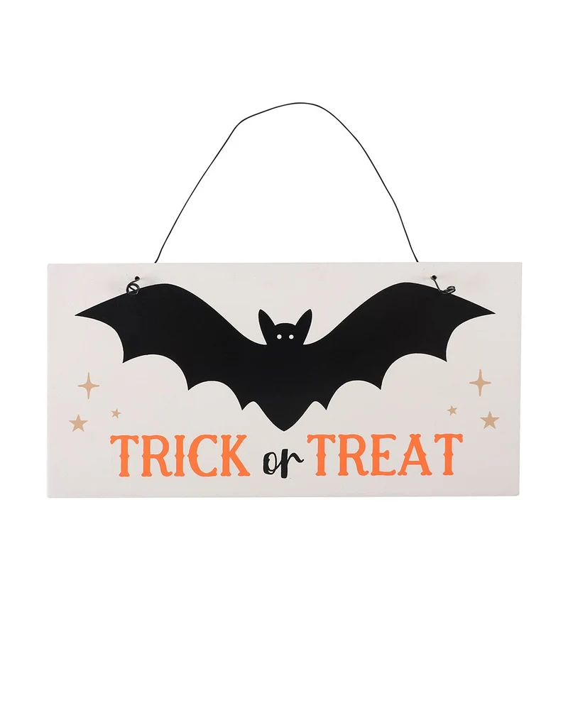 Fledermaus Trick or Treat Hängeschild