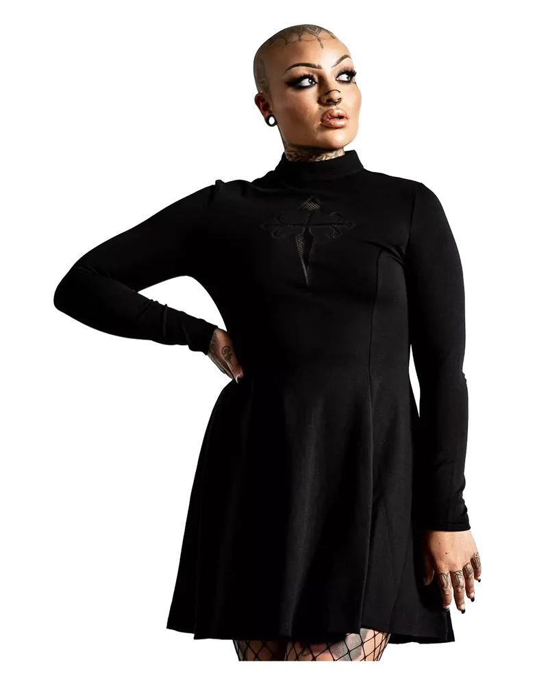 KILLSTAR Evanna Cross Kleid