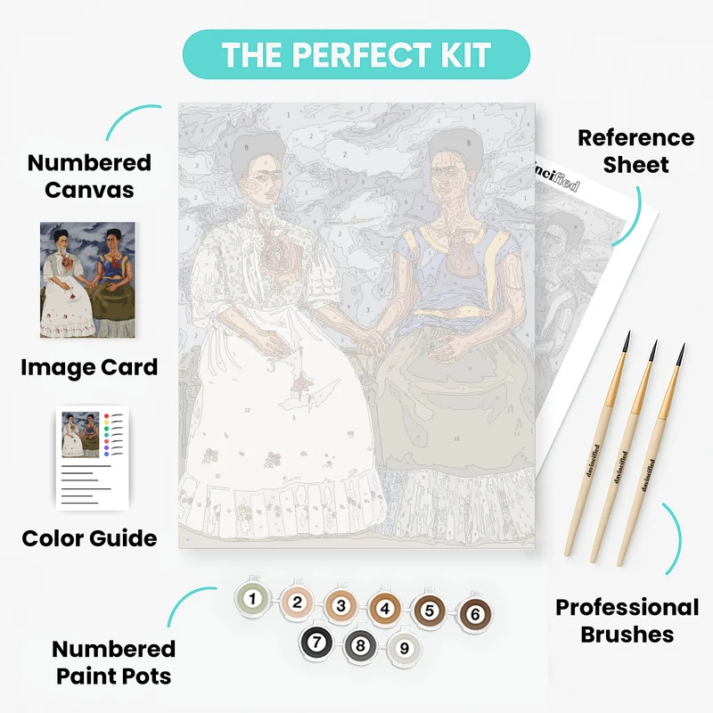 The Two Fridas - Paint by Numbers Kit