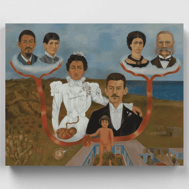 My Grandparents, My Parents, and Me - Paint by Numbers Kit