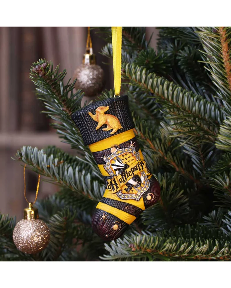Harry Potter Hufflepuff Socke Weihnachtskugel