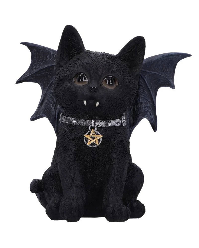 Schwarze Katze Vampuss 16cm