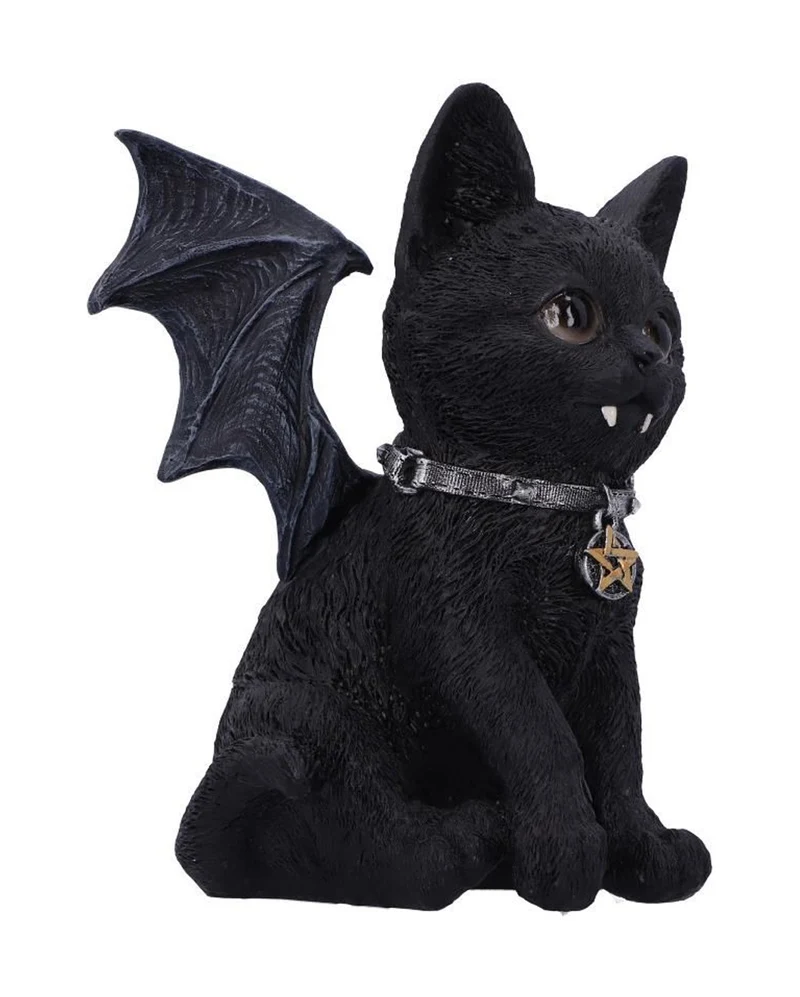 Schwarze Katze Vampuss 16cm