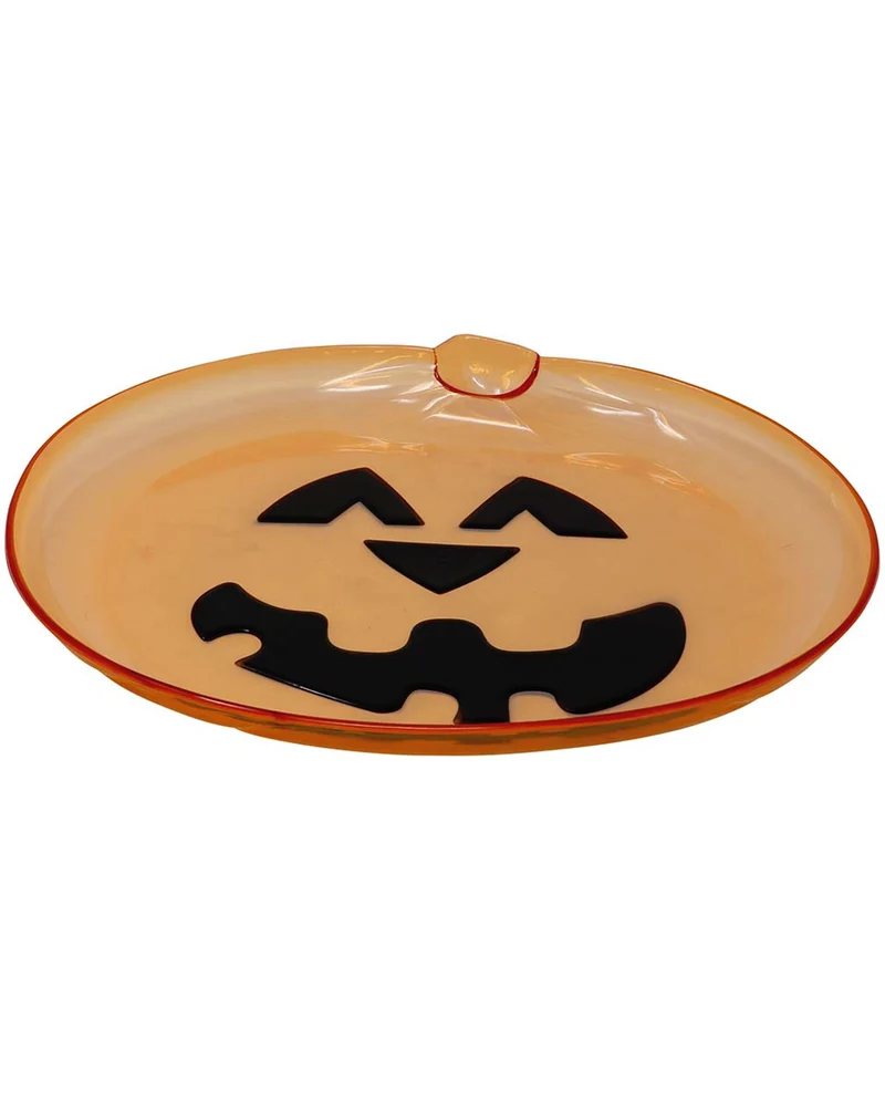 Halloween Kürbis Kunststoff Teller