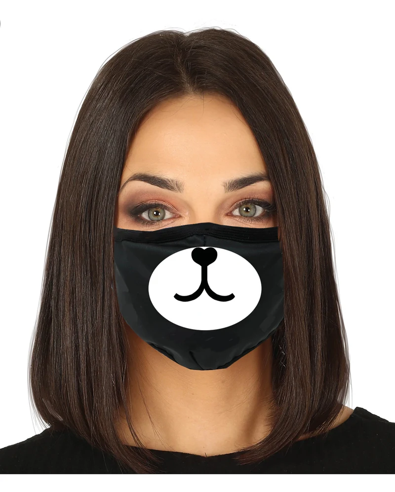 Panda 3-lagige Alltagsmaske