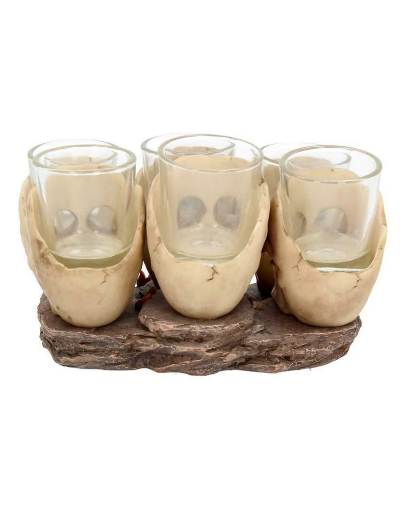 Totenkopf Schnapsglas Set 6 St.