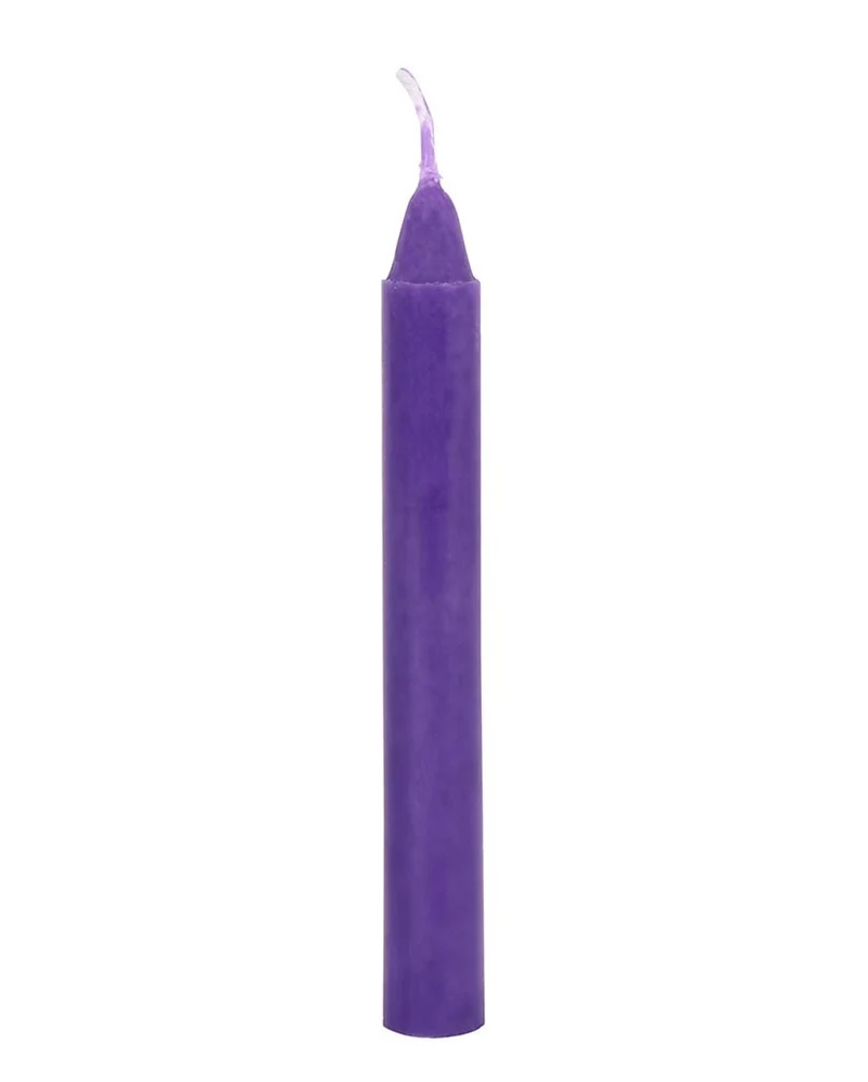 Violette "Wohlstand" Zauberkerzen 12 St.