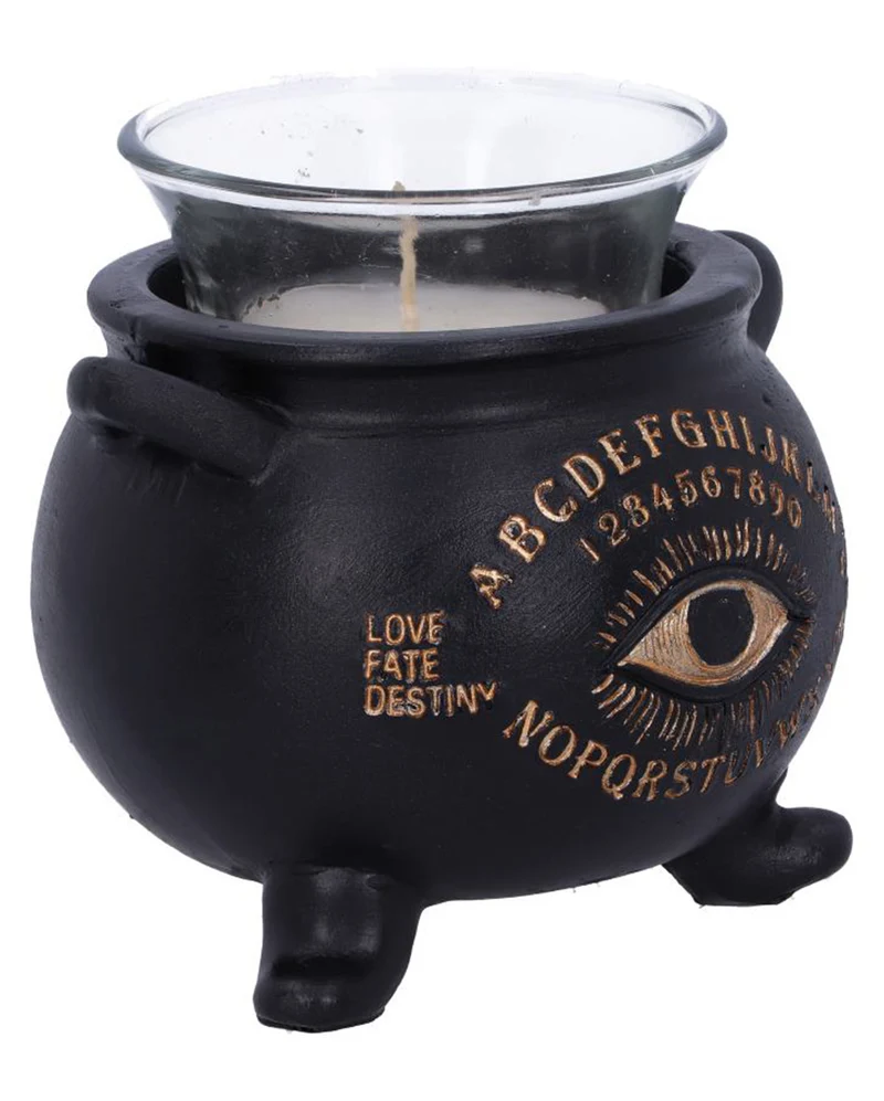 Ouija Hexenkessel als Teelichthalter 9cm