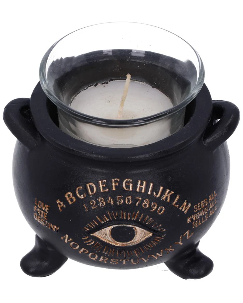 Ouija Hexenkessel als Teelichthalter 9cm