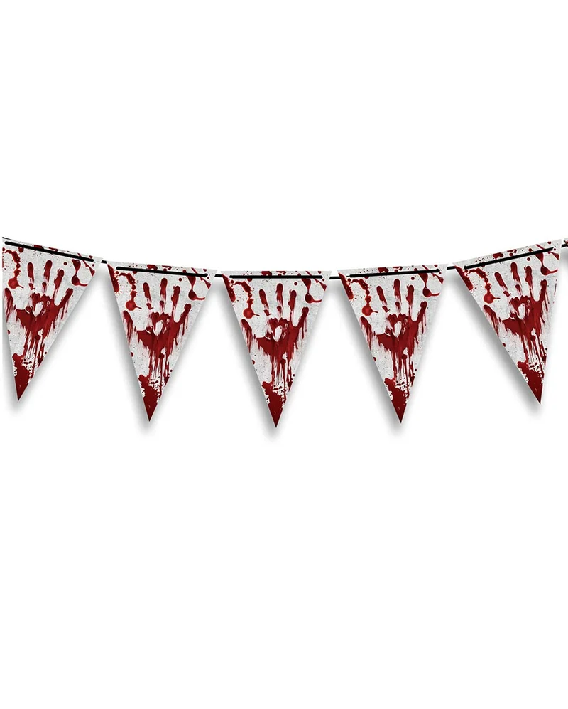 Party Girlande Halloween Blutbad 3m