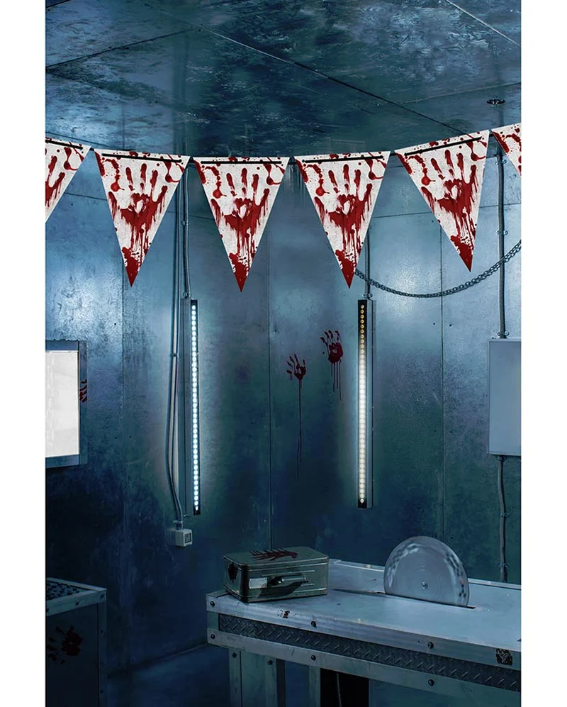 Party Girlande Halloween Blutbad 3m