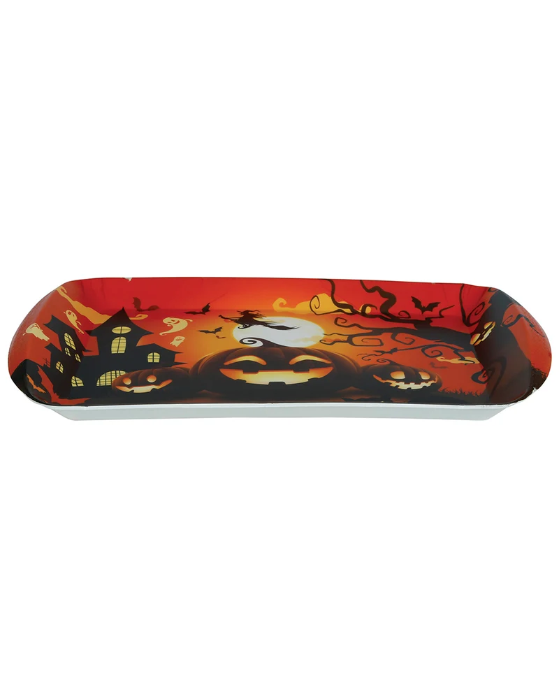 Tablett Happy Halloween Kürbis