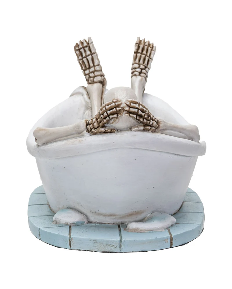 Skelett in der Badewanne