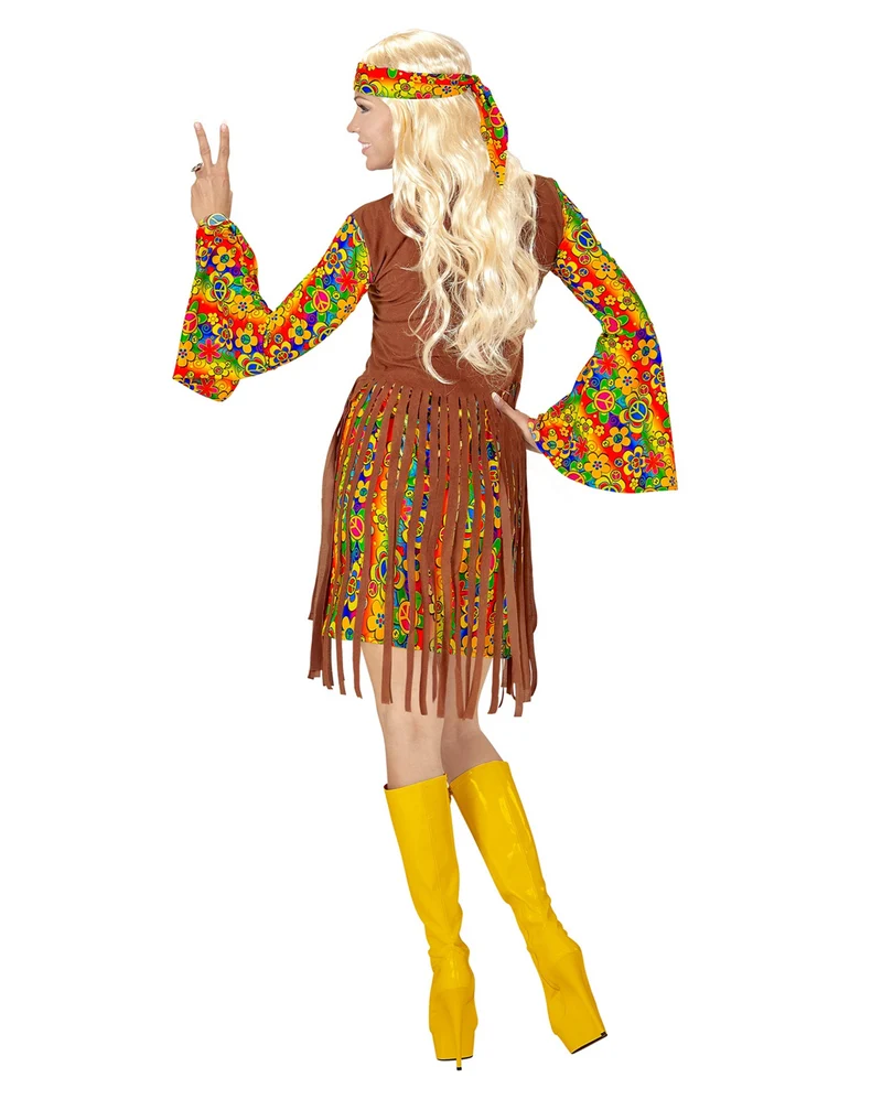 Flower Power Hippie Girl Kostüm