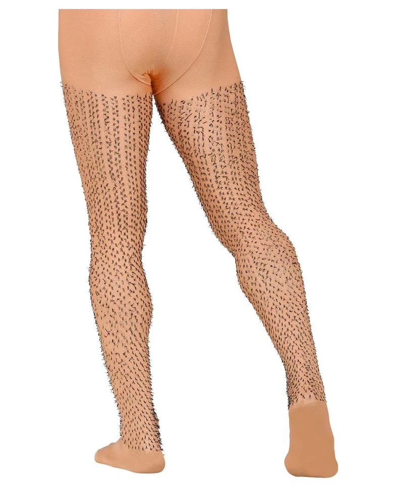 Scherz-Strumpfhose "Behaarte Beine"