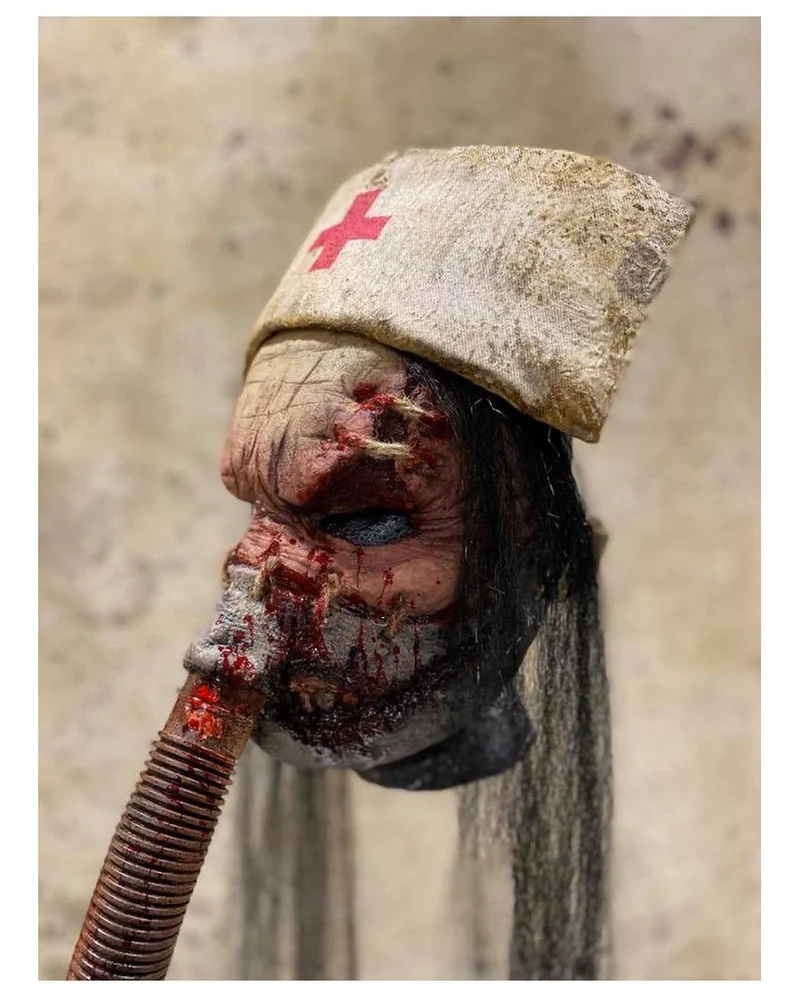 Silent Nurse Horror Maske
