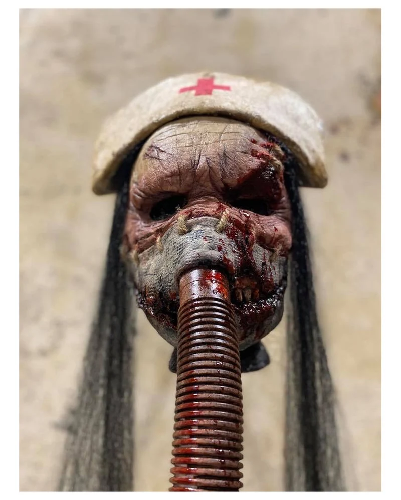 Silent Nurse Horror Maske