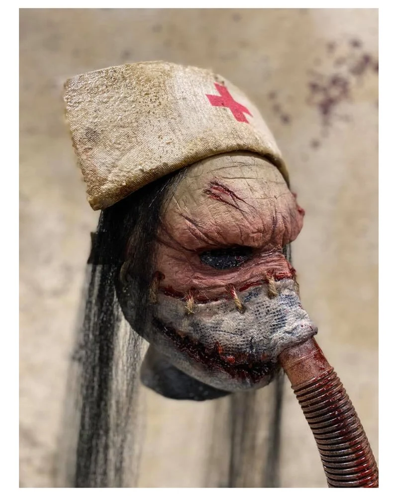 Silent Nurse Horror Maske