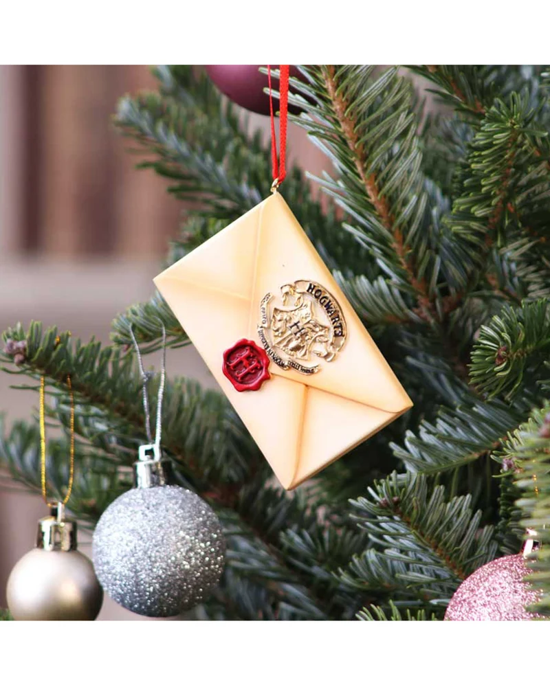 Harry Potter Hogwarts Brief Weihnachtskugel