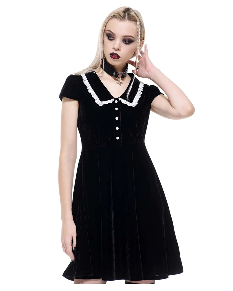 KILLSTAR Every Mourning Kragenkleid