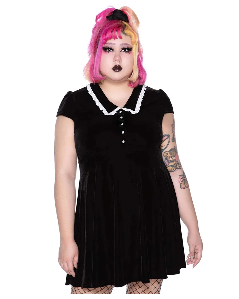 KILLSTAR Every Mourning Kragenkleid