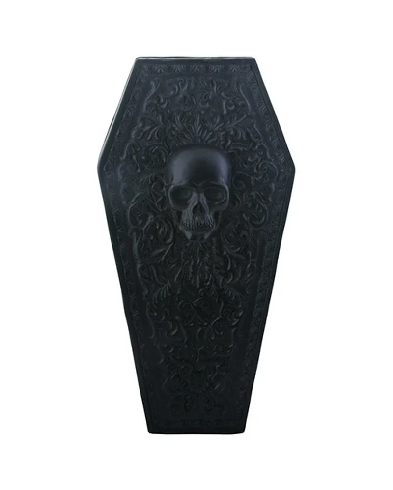 Gothic Sarg Box mit floralem Muster